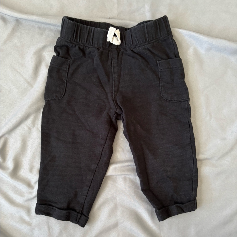 Carter's Black Kids Pull-On Joggers with Drawstring